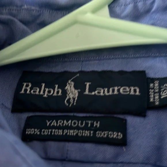 French blue Ralph Lauren button up great condition - Picture 3 of 3
